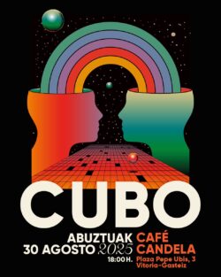 DJ Cubo - Café Candela, Vitoria-Gasteiz. Sábado 30 agosto 2025, 18:00 h.