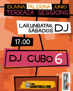 DJ Cubo - Jardín de Falerina - Vitoria-Gasteiz. Sábado 6 de junio 2026
