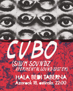 Dj Cubo - Hala Bedi Taberna - 18 noviembre Gasteiz