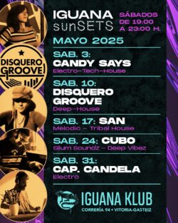 Iguana Klub sunSETS DJs - Vitoria-Gasteiz. mayo 2025
