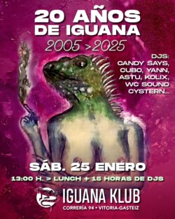 20º aniversario Iguana Klub Vitoria-Gasteiz