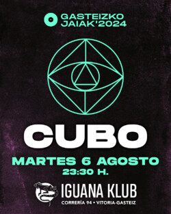 Cubo. Iguana Klub. martes 6 agosto 2024