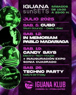 Iguana Klub sunSETS DJs - Vitoria-Gasteiz. julio 2025