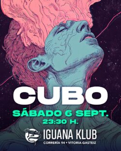 Cubo. Iguana Klub - Vitoria-Gasteiz. sábado 6 septiembre 2025