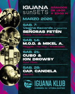 Iguana Klub sunSETS DJs - Vitoria-Gasteiz. marzo 2026