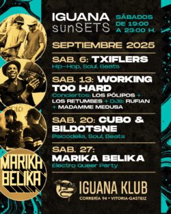 Iguana Klub sunSETS DJs - Vitoria-Gasteiz. septiembre 2025